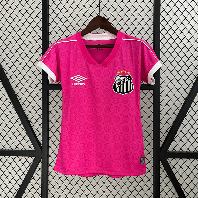 Camisa Feminina Santos 23/24 - Rosa