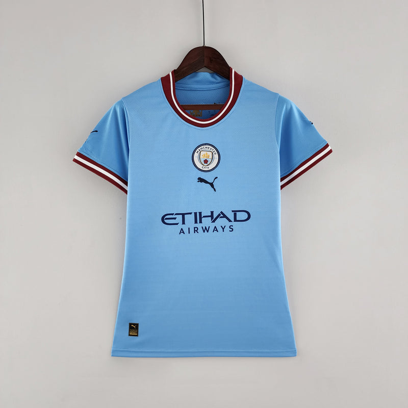 Camisa Feminina Manchester City - 22/23 Home