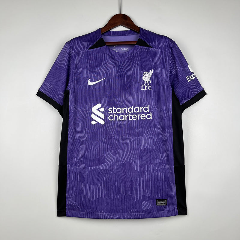 Camisa Liverpool 23/24 - Três