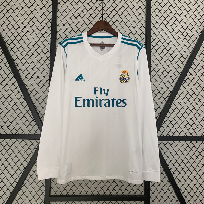 Retro Real Madrid (Manga Longa) 17/18 - Home