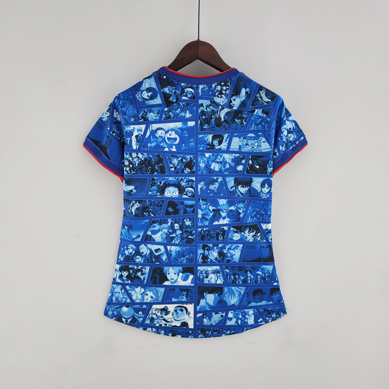 Camisa Feminina Japão - 2021 Edition Blue